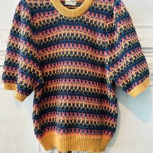Colorful Knit Women's Sweater